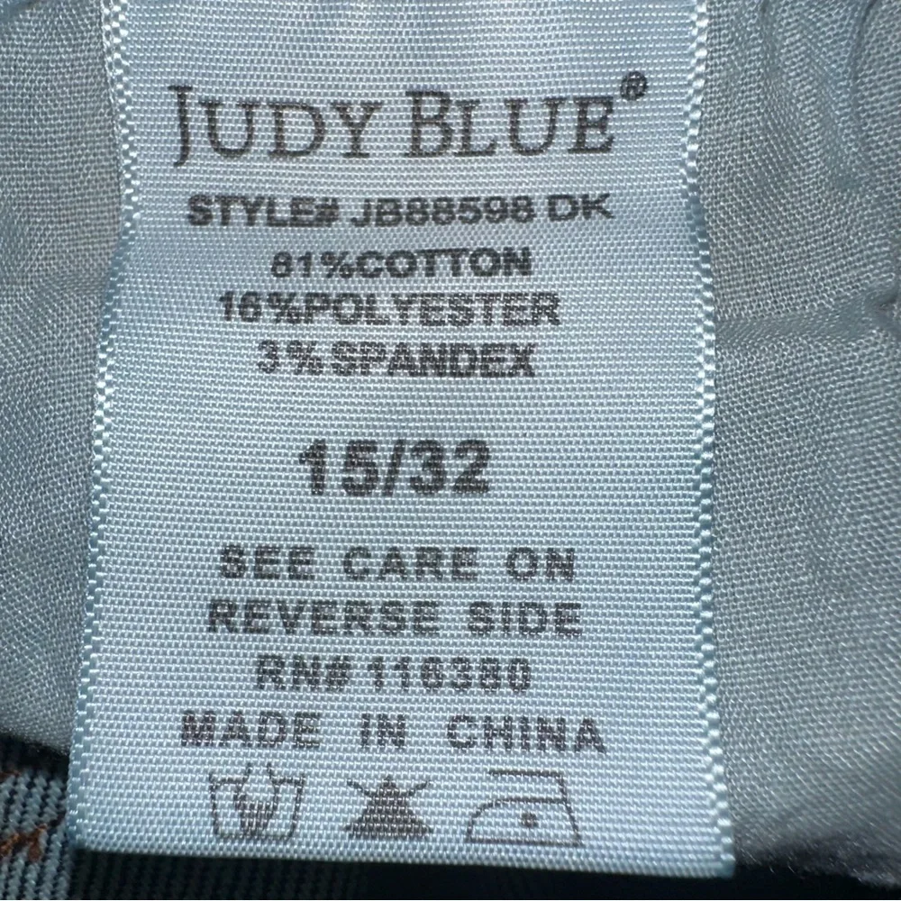 Judy Blue Dark Blue Straight Leg Jeans - Picture 11 of 11